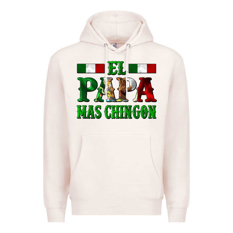 El Papa Mas Chingon Mexican Premium Hoodie by LillyAllenDesigns | Teevron