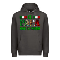 Smoke El Papa Mas Chingon Mexican Premium Hoodie - LillyAllenDesigns