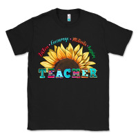 Black teacher sunflower listen encourage motivate inspir Classic Tee - Zillion Design Studio