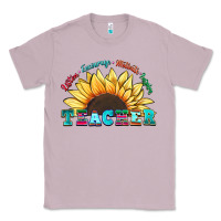 Lilac teacher sunflower listen encourage motivate inspir Classic Tee - Zillion Design Studio