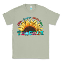 Teacher Sunflower Listen Encourage Motivate Inspir Classic Tee | Teevron