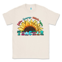 Natural teacher sunflower listen encourage motivate inspir Classic Tee - Zillion Design Studio
