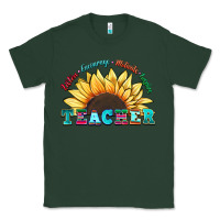 Sports Green teacher sunflower listen encourage motivate inspir Classic Tee - Zillion Design Studio