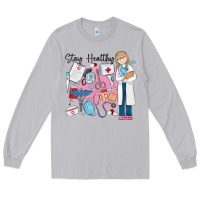 Moon Dust stay healthy nurse Long Sleeve Tee - MaliasSmallBusiness