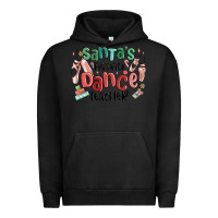 Pigment Black santa's favorite dance teacher Urban Hoodie - MaliasSmallBusiness