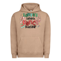 Pigment Burro santa's favorite dance teacher Urban Hoodie - MaliasSmallBusiness
