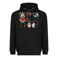 Black too cute to spook Heavyweight Hoodie - CowhideDigitalArt