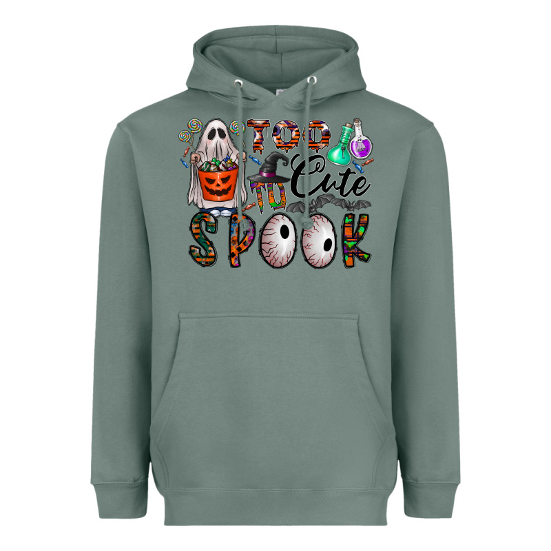 Too Cute To Spook Heavyweight Hoodie by CowhideDigitalArt | Teevron
