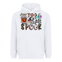 White too cute to spook Heavyweight Hoodie - CowhideDigitalArt