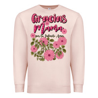 Pale Pink gracias mama por tu infinito amor Premium Sweatshirt - JahusDesignShop