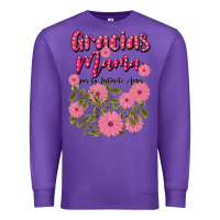 Purple gracias mama por tu infinito amor Premium Sweatshirt - JahusDesignShop