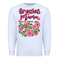 White gracias mama por tu infinito amor Premium Sweatshirt - JahusDesignShop