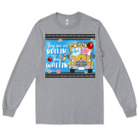 Heather Grey they see me rollin they waitin Long Sleeve Tee - MaliasSmallBusiness