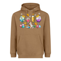 Toasted Coconut Easter wine glasses Easter Day Heavyweight Hoodie - Neo Western