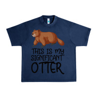Navy this is my significant otter Urban Heavy Tee - Bettercallsaul