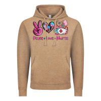 Peace Love Nurse Vintage Hoodie | Teevron