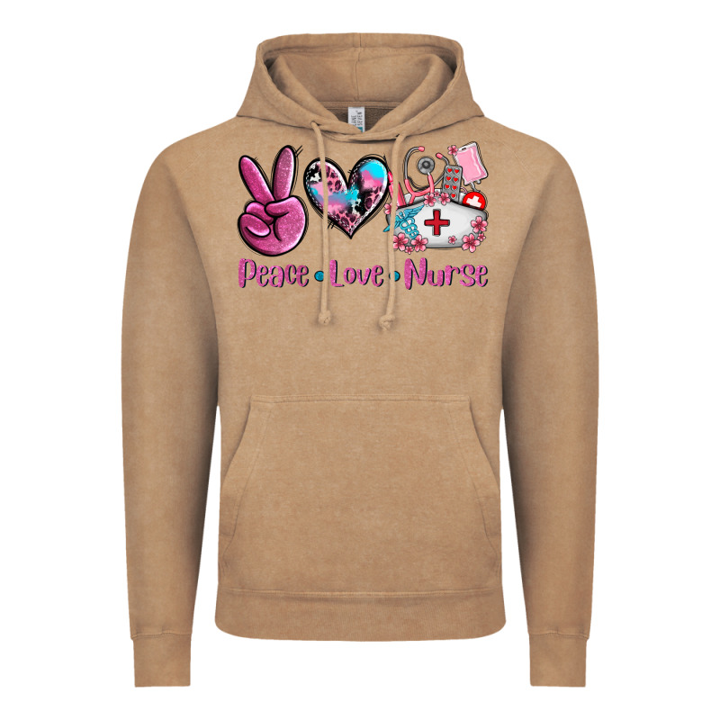 Peace Love Nurse Vintage Hoodie by AdoDesignShop | Teevron