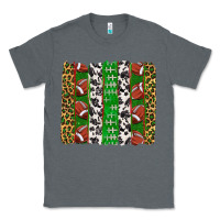 Charcoal Heather football brush strokes Classic Tee - texasbilliewilder