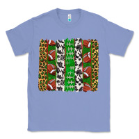 Colony Blue football brush strokes Classic Tee - texasbilliewilder
