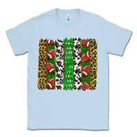 Dusty Blue football brush strokes Classic Tee - texasbilliewilder