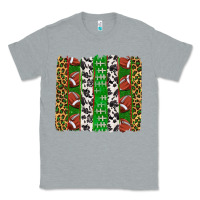 Heather Grey football brush strokes Classic Tee - texasbilliewilder