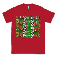 Red football brush strokes Classic Tee - texasbilliewilder