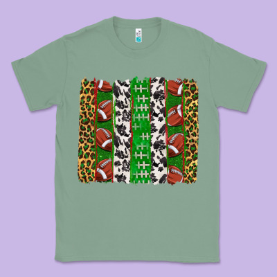 Football Brush Strokes Classic Tee Designed By Texasbilliewilder