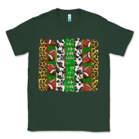 Sports Green football brush strokes Classic Tee - texasbilliewilder