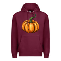 Burgundy pumpkin Premium Hoodie - BarkalooDesign
