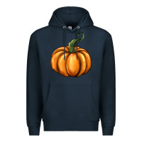 Navy pumpkin Premium Hoodie - BarkalooDesign