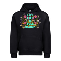 Black live life in full bloom Urban Hoodie - MaliasSmallBusiness