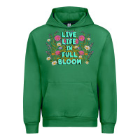 Emerald live life in full bloom Urban Hoodie - MaliasSmallBusiness