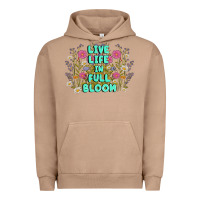 Pigment Burro live life in full bloom Urban Hoodie - MaliasSmallBusiness