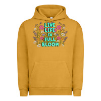 Pigment Peanut Butter live life in full bloom Urban Hoodie - MaliasSmallBusiness