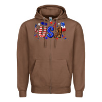 Chestnut usa 4th of july Zipper Hoodie - texasbilliewilder