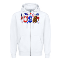 Usa 4th Of July Zipper Hoodie | Teevron