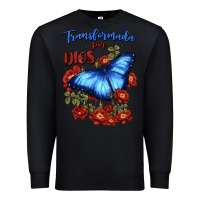 Black transformada por dios Premium Sweatshirt - JahusDesignShop