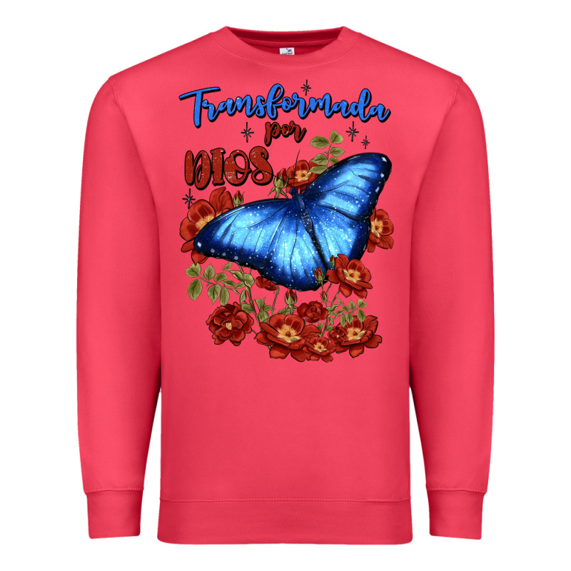 Transformada Por Dios Premium Sweatshirt by JahusDesignShop | Teevron
