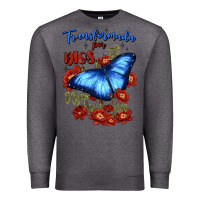 Charcoal Heather transformada por dios Premium Sweatshirt - JahusDesignShop