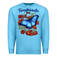 Ocean Blue transformada por dios Premium Sweatshirt - JahusDesignShop
