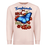 Pale Pink transformada por dios Premium Sweatshirt - JahusDesignShop