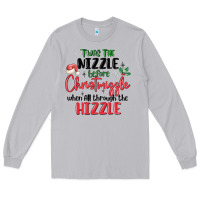 Moon Dust twas the nizzle  before christmizzle Long Sleeve Tee - MaliasSmallBusiness
