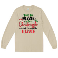 Mushroom twas the nizzle  before christmizzle Long Sleeve Tee - MaliasSmallBusiness