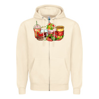 Sandshell watermelon farm fresh coffee cups Zipper Hoodie - Zillion Design Studio