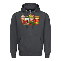 Smoke watermelon farm fresh coffee cups Zipper Hoodie - Zillion Design Studio