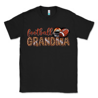 Black football grandma with leopard Classic Tee - texasbilliewilder