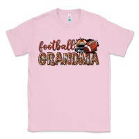 Bubblegum Pink football grandma with leopard Classic Tee - texasbilliewilder