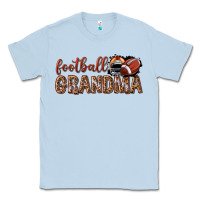 Dusty Blue football grandma with leopard Classic Tee - texasbilliewilder