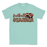 Seafoam football grandma with leopard Classic Tee - texasbilliewilder