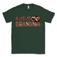 Sports Green football grandma with leopard Classic Tee - texasbilliewilder